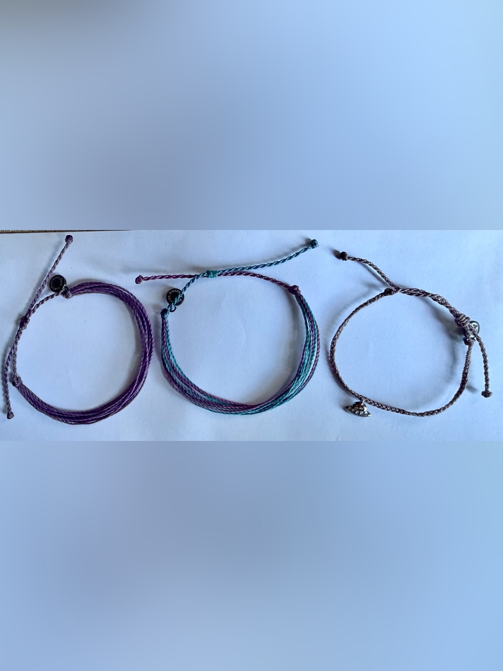 Pura Vida Purple & Teal Bracelet Trio
